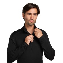 Icebreaker Underwear Thermo Long Sleeve Shirt 260 Tech Half-Zip - Merino Wool, fitted - 2024 black men's
